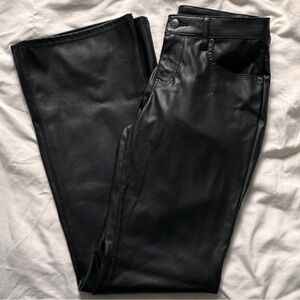WILD FABLE flare leather pants